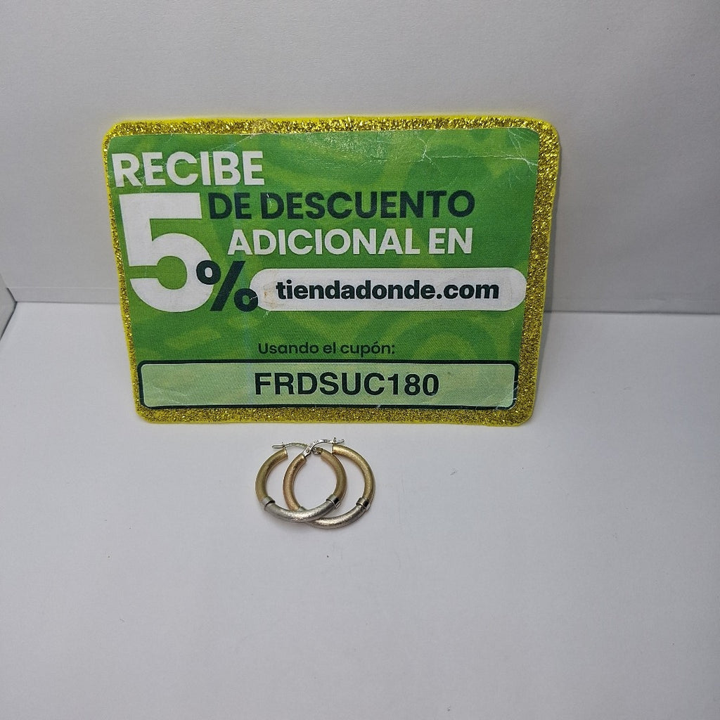ARRACADAS PAR ORO 14 K 3,60 GRMS (SEMINUEVO)