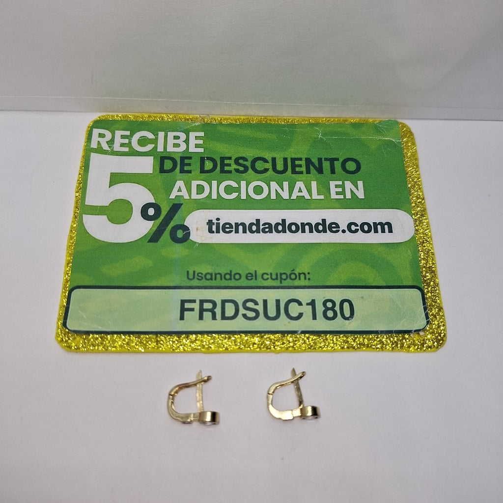 ARETES PAR ORO 14 K 2,70 GRMS (SEMINUEVO)