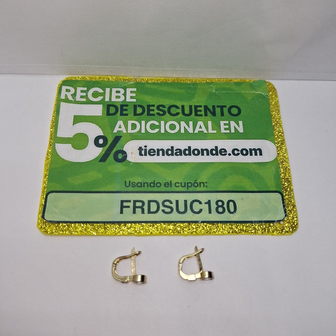 ARETES PAR ORO 14 K 2,70 GRMS (SEMINUEVO)