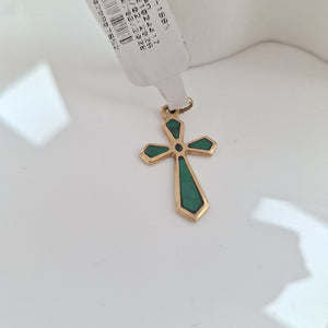 CRUZ, DIJE ORO 14 K 2.4 GRMS (SEMINUEVO)