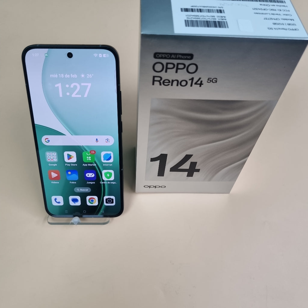 CELULAR OPPO  RENO14 5G CPH2737 (2025) 512 GB 12 GB RAM (SEMINUEVO)