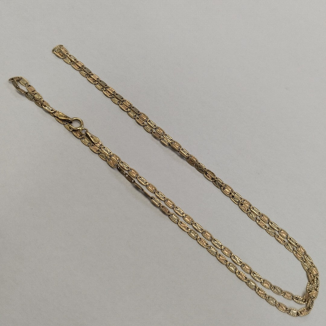 CADENA ORO COMBINADO 14 K 3.7 GRMS (SEMINUEVO)