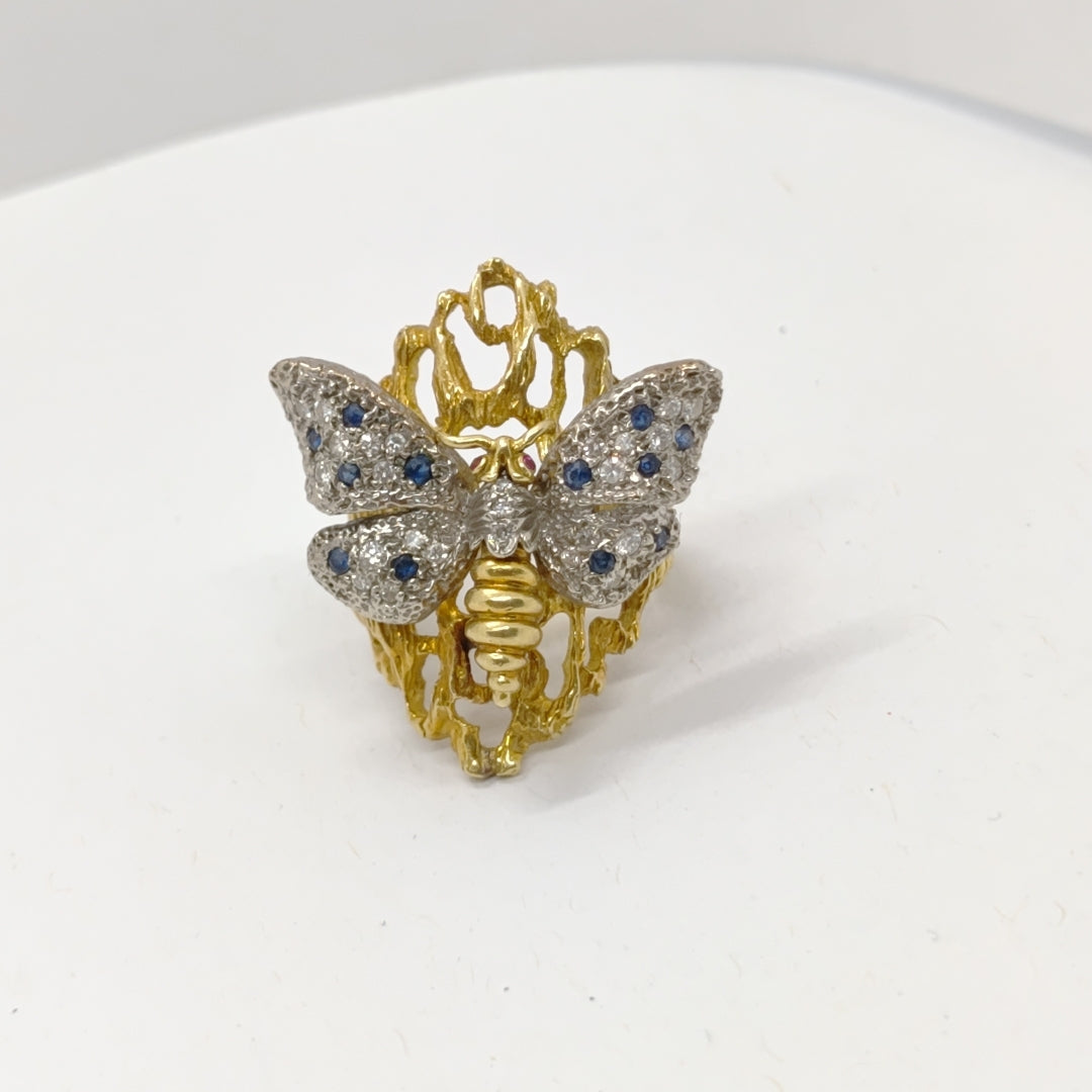 ANILLO ORO,ORO BLANCO 14 K 14,60 GRMS (SEMINUEVO)