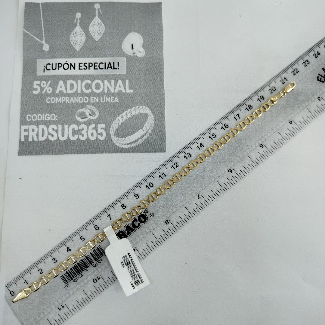 PULSERA TEJIDO GUCHI 5.5G 21 CM (NUEVO)