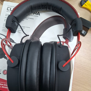 AUDIFONOS HYPERX CLOUD ALPHA HX-HSCA-RD ALAMBRICO OVER EAR (SEMINUEVO)