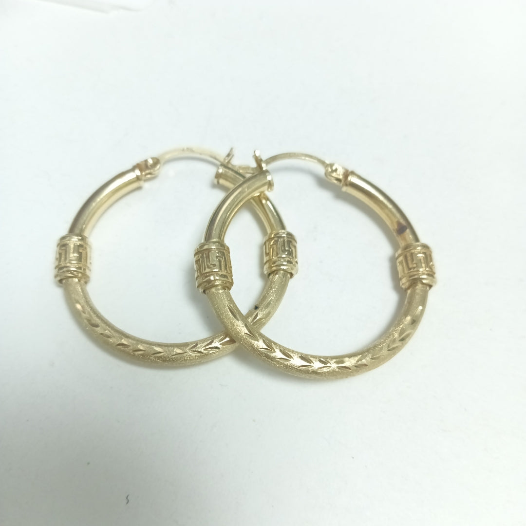 ARRACADAS PAR ORO 14 K 5,30 GRMS (SEMINUEVO)