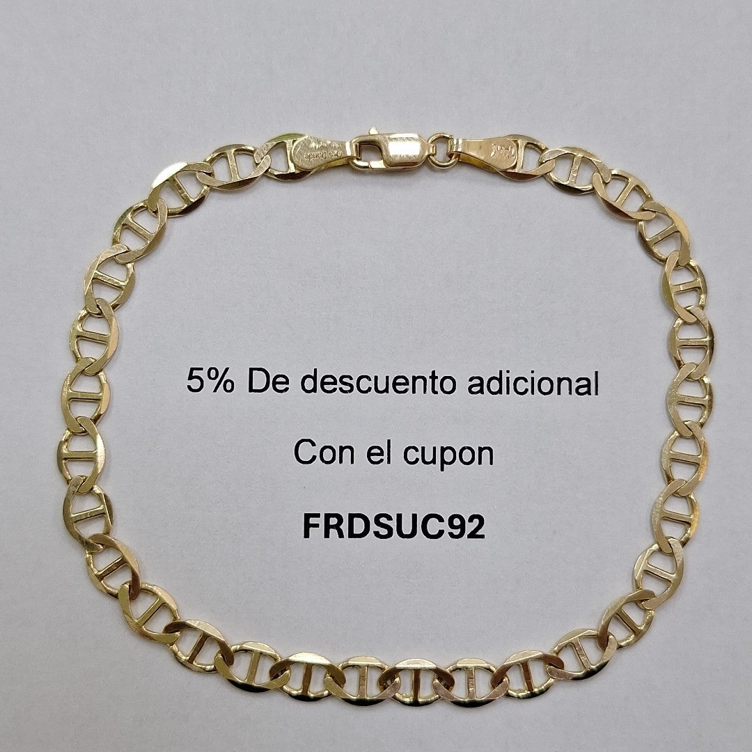 PULSERA TEJIDO GUCHI 5.6G 21 CM (NUEVO)