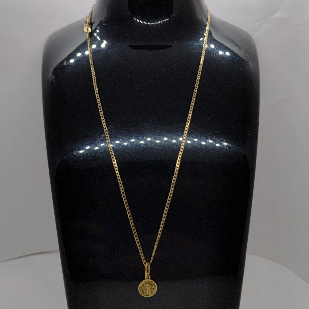 CADENA, DIJE ORO 14 K 2.2 GRMS (SEMINUEVO)