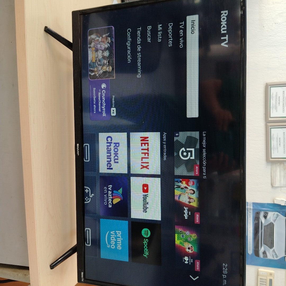 PANTALLA SHARP 2T-C32CF2UR (2020) 32" LED HD (SEMINUEVO)