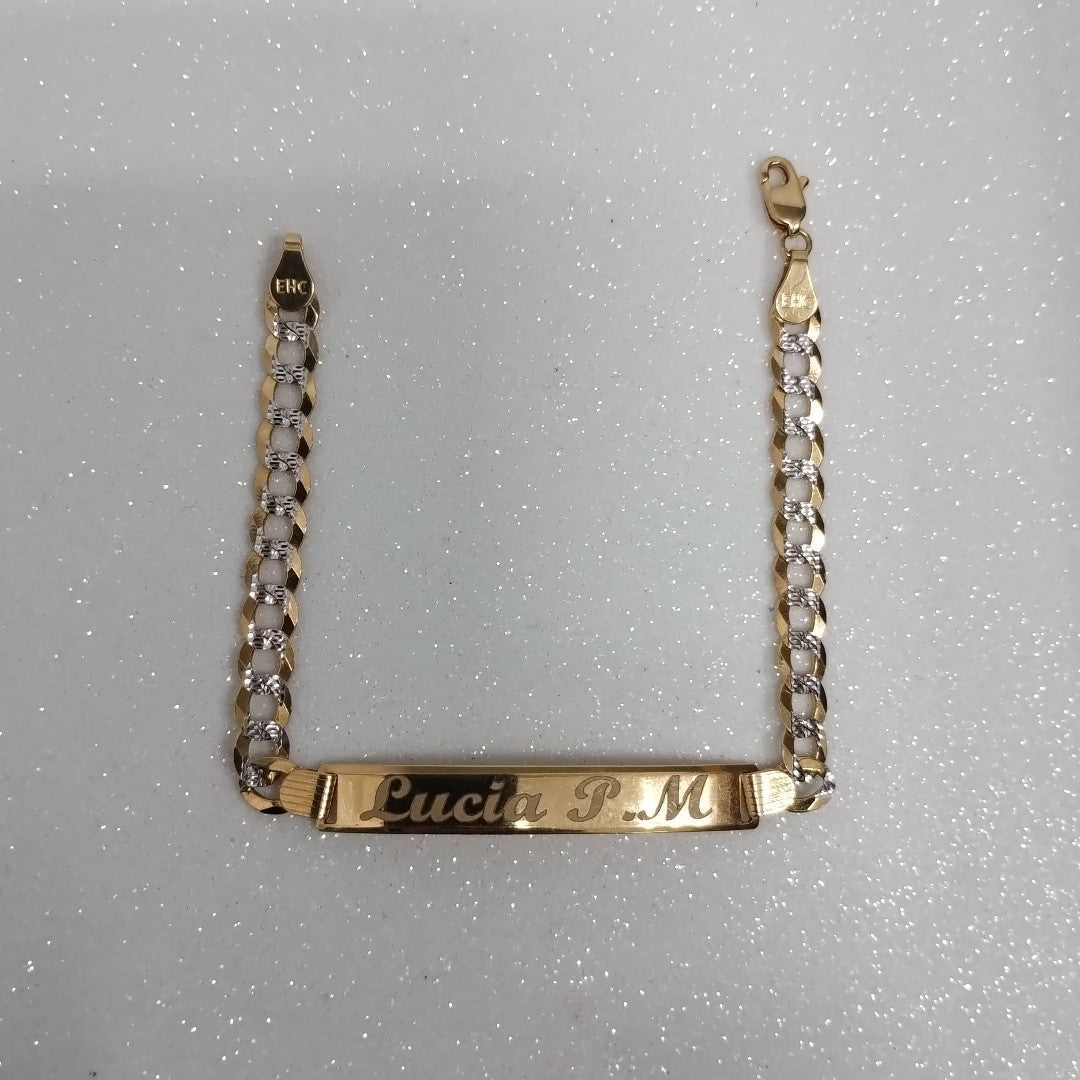 K1 6,90 GRMS 14 K ESPECIFICACIONES COMPLEMENTARIAS ESCLAVA TJDO ESLABONES RODIA (SEMINUEVO)