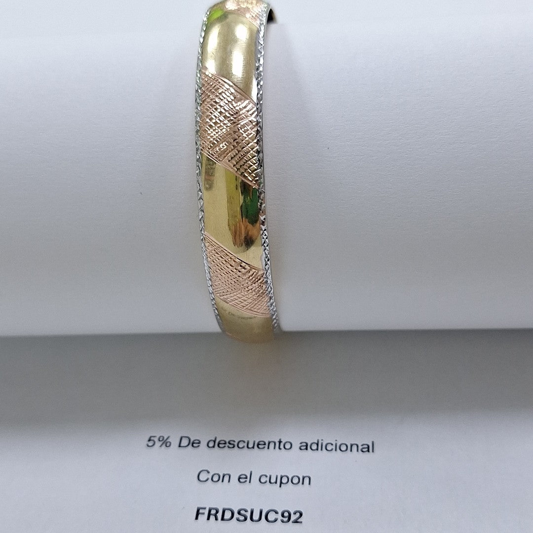 K1 7,40 GRMS 10 K ESPECIFICACIONES COMPLEMENTARIAS PULSERA RIGIDA (SEMINUEVO)