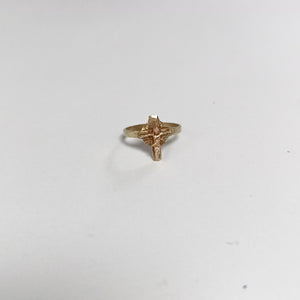 ANILLO ORO 10 K 1,10 GRMS (SEMINUEVO)