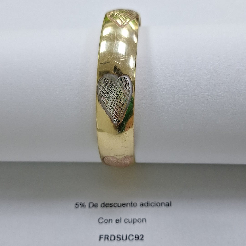 K1 10,60 GRMS 10 K ESPECIFICACIONES COMPLEMENTARIAS PULSERA RIGIDA (SEMINUEVO)