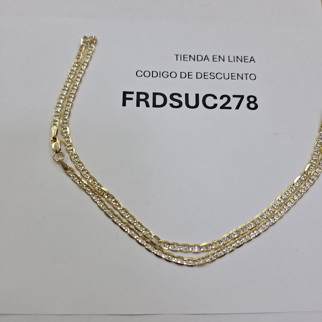 CADENA TEJIDO MARINERO 8.6GR 55 CM CM (NUEVO)