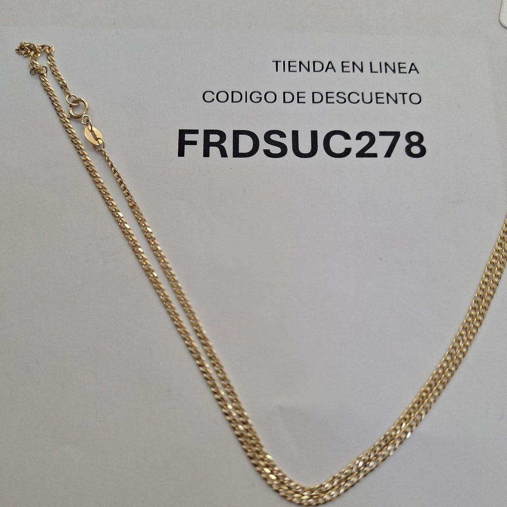 CADENA BARBADO 4.01GR 55 CM (NUEVO)