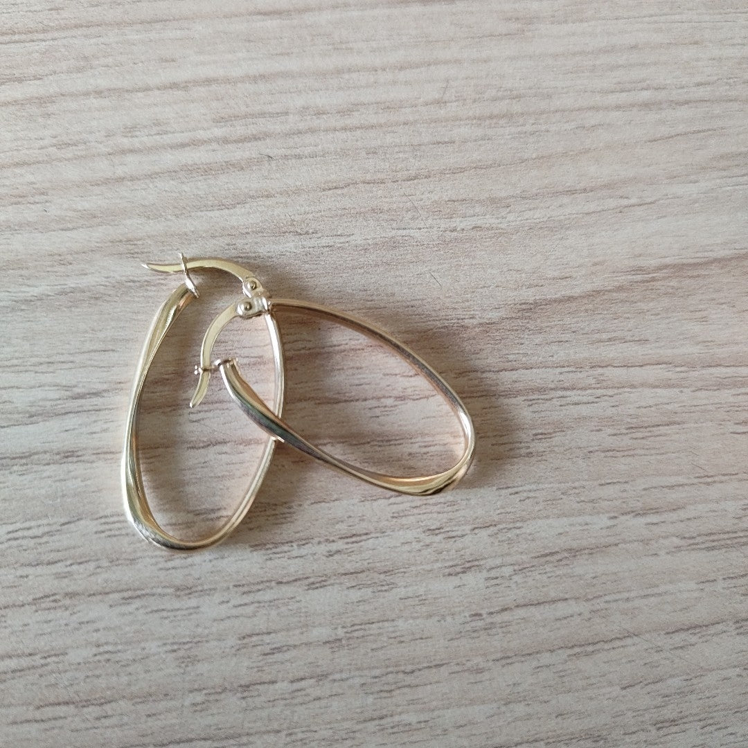 ARRACADAS PAR ORO 10 K 1.6 GRMS (SEMINUEVO)