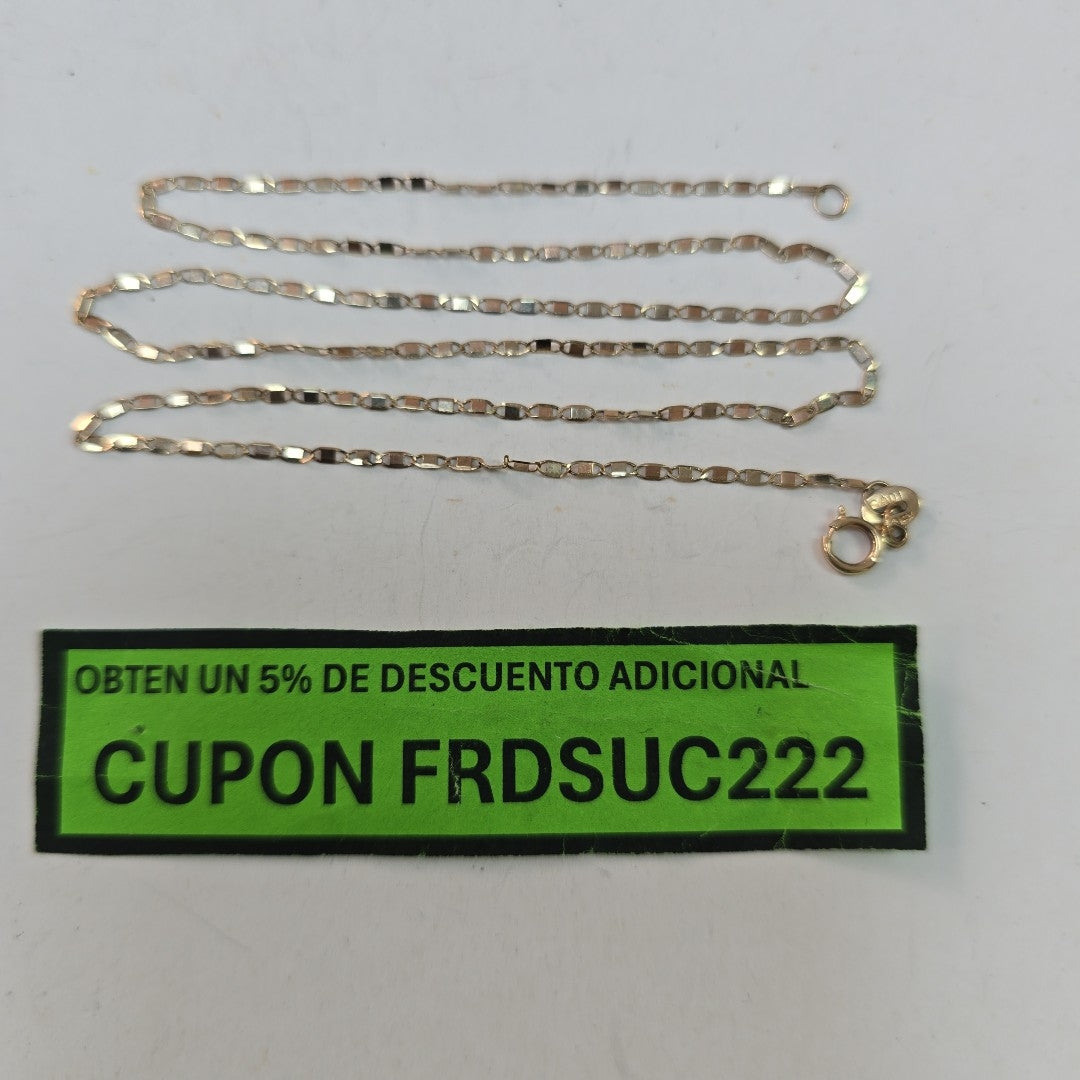 K1 1,40 GRMS 10 K ESPECIFICACIONES COMPLEMENTARIAS CADENA TEJIDO GUCCI (SEMINUEVO)