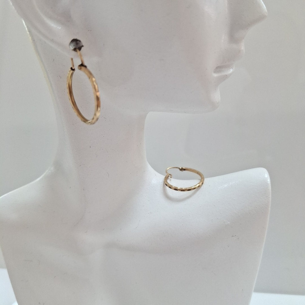 ARRACADAS PAR ORO 10 K 1.3 GRMS (SEMINUEVO)