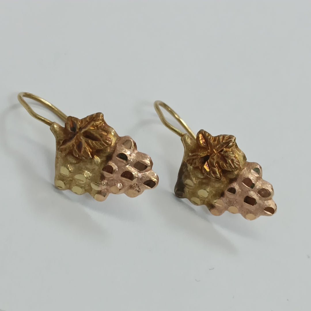 ARETES PAR ORO 10 K 2.6 GRMS (SEMINUEVO)