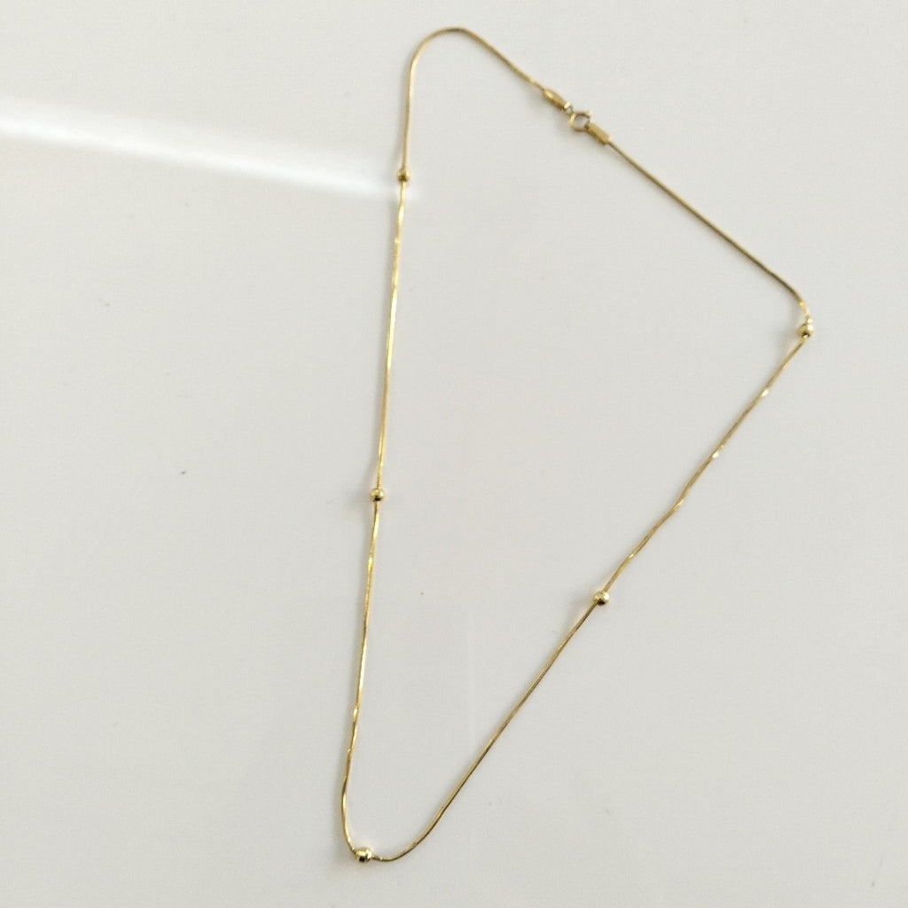 CADENA ORO 14 K 2.8 GRMS (SEMINUEVO)