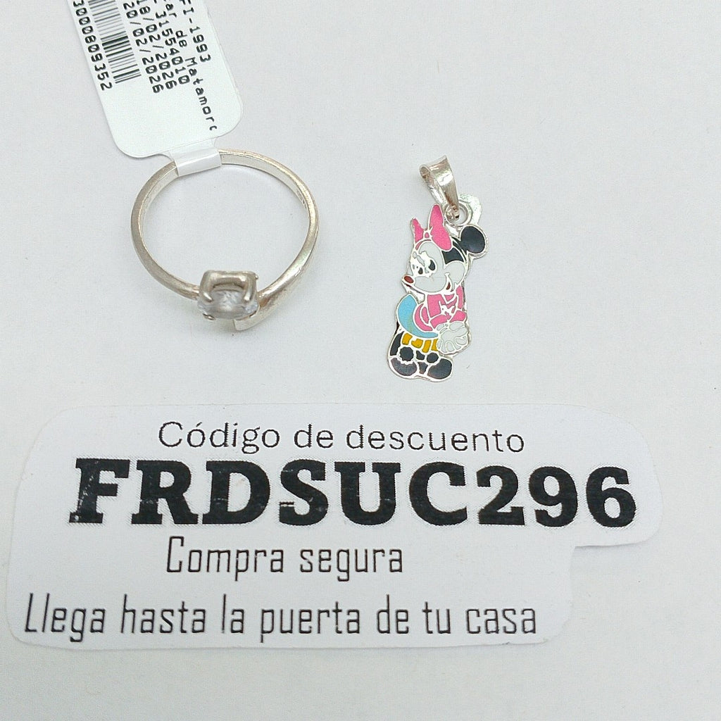 ANILLITO,DIJE PLATA 2,60 GRMS (SEMINUEVO)