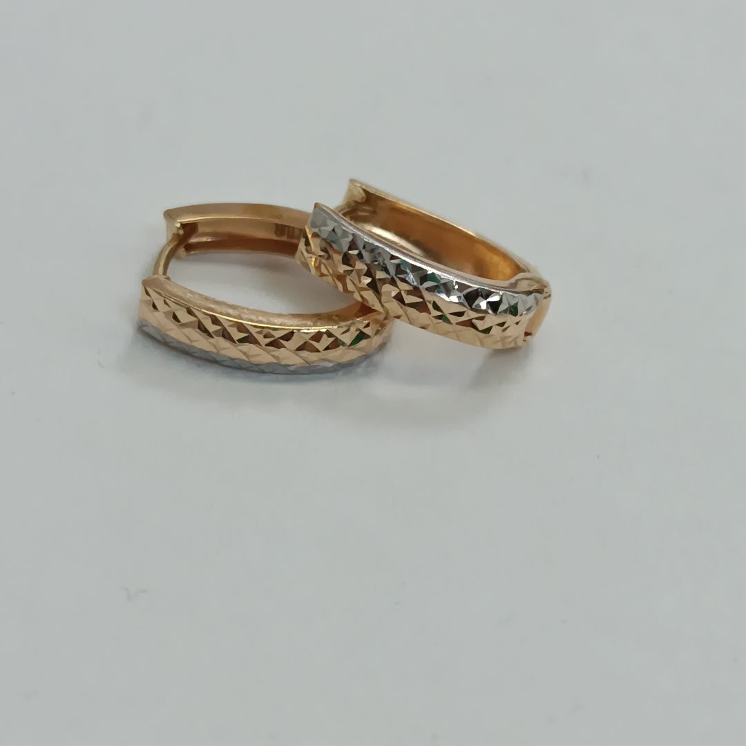 ARRACADAS PAR ORO 14 K 1 GRMS (SEMINUEVO)