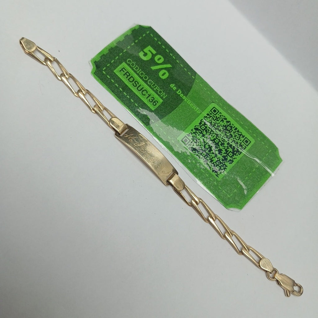 ESCLAVA ORO 14 K 4.3 GRMS (SEMINUEVO)