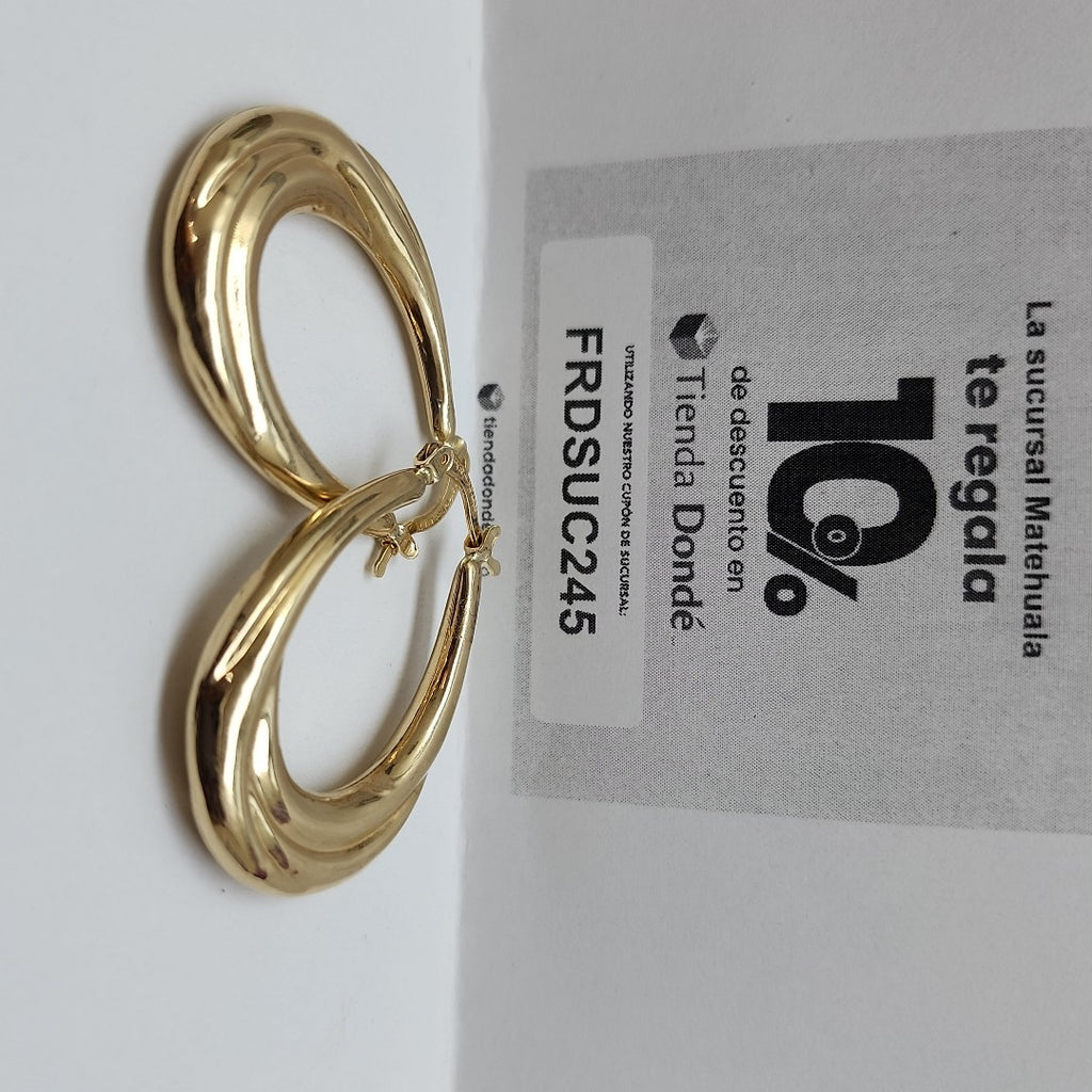 ARRACADAS PAR ORO 10 K 3,70 GRMS (SEMINUEVO)