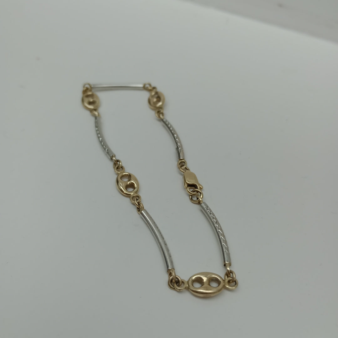PULSERA ORO 14 K 3.8 GRMS (SEMINUEVO)