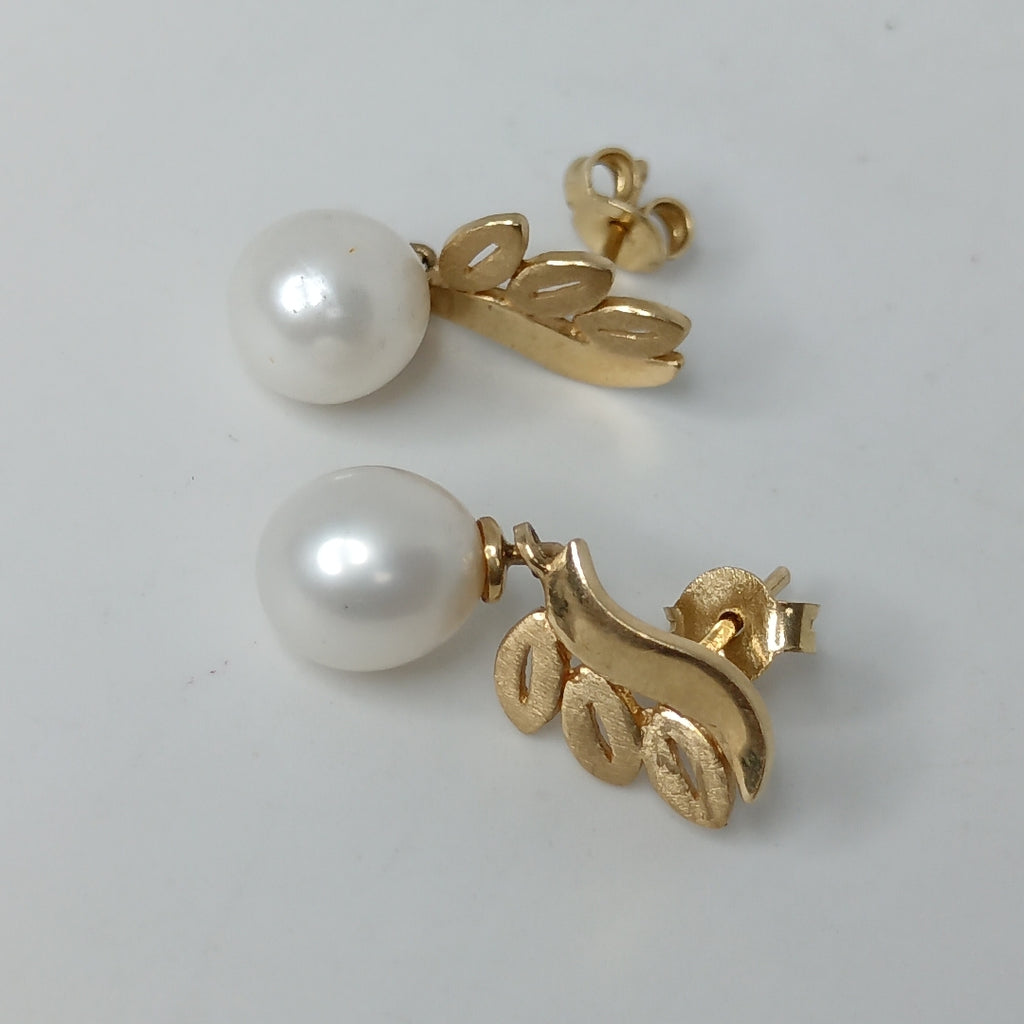 BROQUELES PAR ORO 14 K 3.9 GRMS (SEMINUEVO)