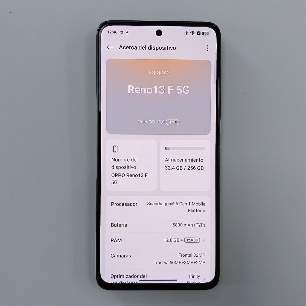 CELULAR OPPO  RENO 13F 5G CPH2699 (2025) 256 GB 12 GB RAM (SEMINUEVO)