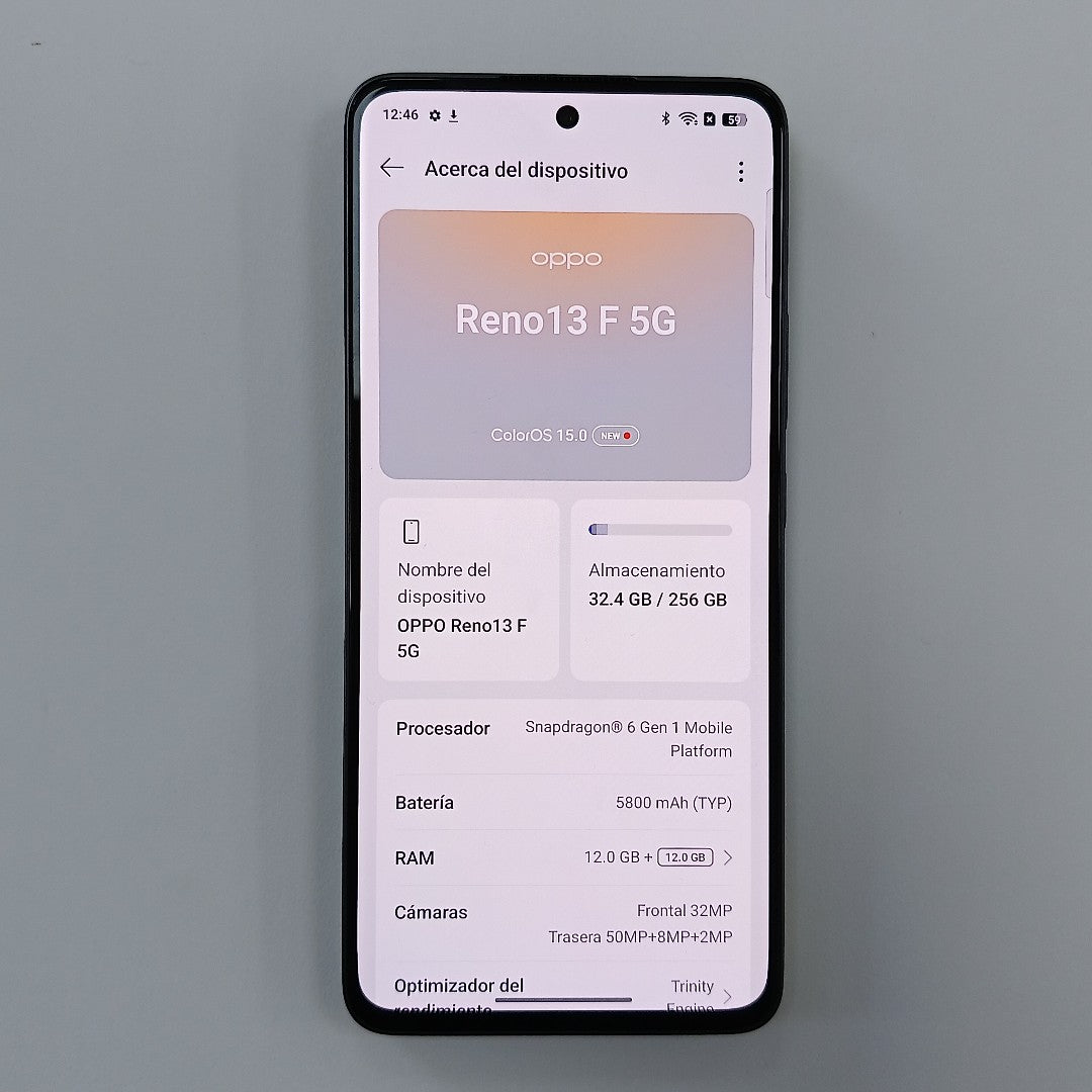 CELULAR OPPO  RENO 13F 5G CPH2699 (2025) 256 GB 12 GB RAM (SEMINUEVO)