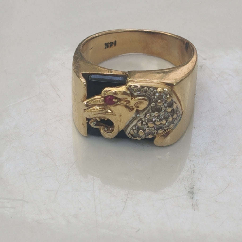 ANILLO ORO 10 K 11.9 GRMS (SEMINUEVO)