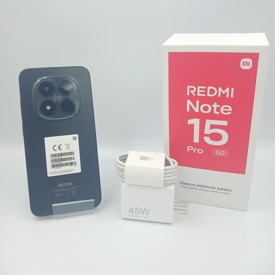 CELULAR XIAOMI REDMI NOTE 15 PRO 5G 25080RABDG (2026) 512 GB 8 GB RAM