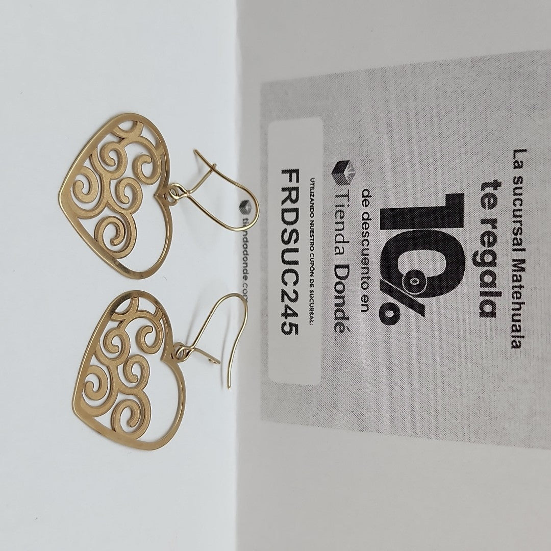 ARETES PAR ORO 10 K 1,40 GRMS (SEMINUEVO)