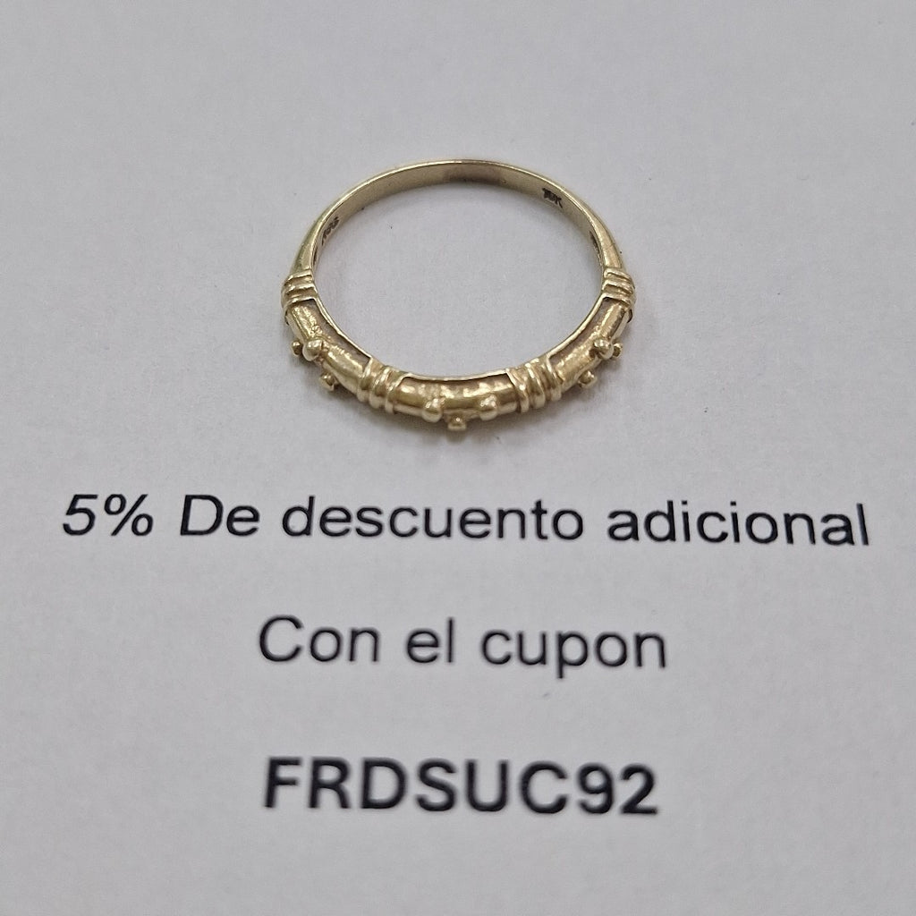 ANILLITO ORO 10 K 1,40 GRMS (SEMINUEVO)