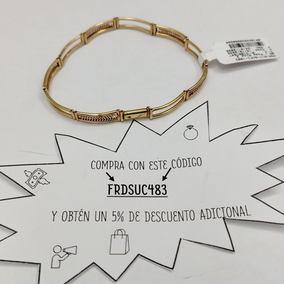 PULSERA ORO 14 K 7.9 GRMS (SEMINUEVO)