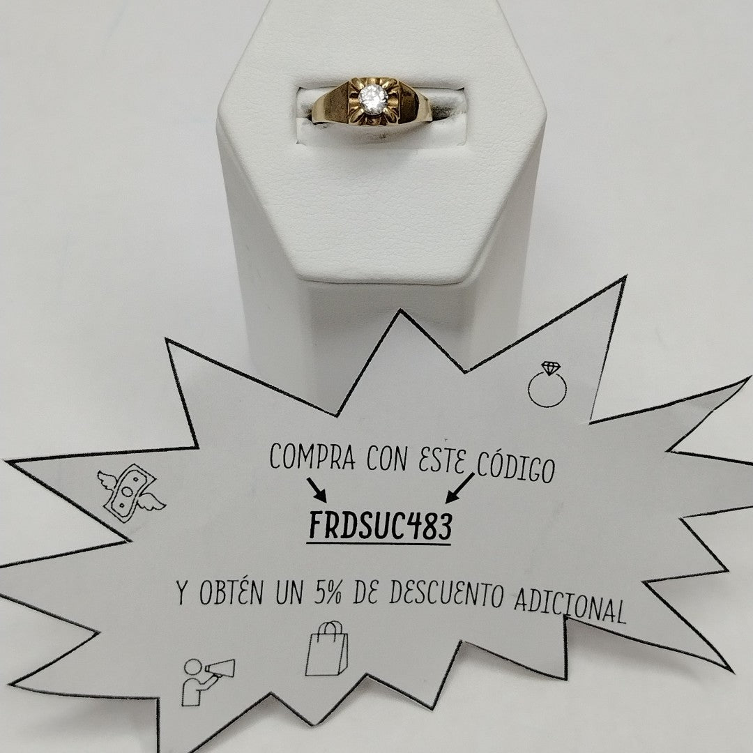 ANILLITO ORO 10 K 1.6 GRMS (SEMINUEVO)
