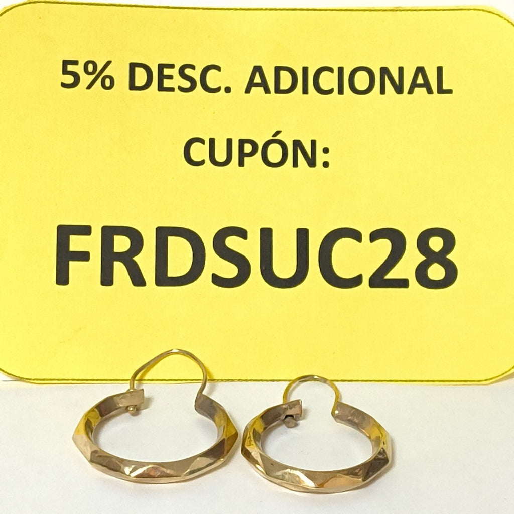 ARRACADAS PAR ORO 10 K 2,80 GRMS (SEMINUEVO)