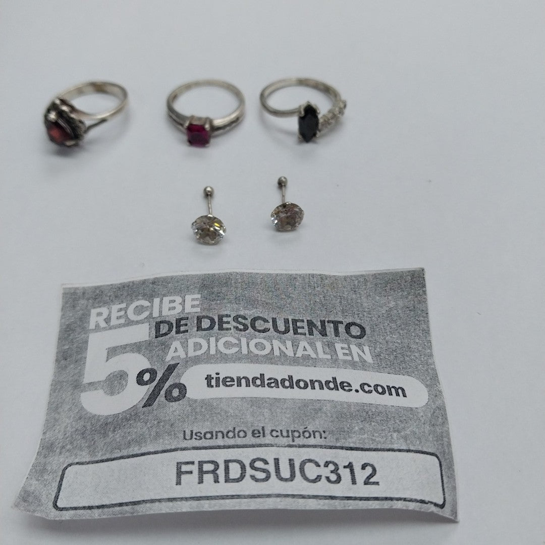 ANILLITO, BROQUELES PAR PLATA 9.5 GRMS (SEMINUEVO)