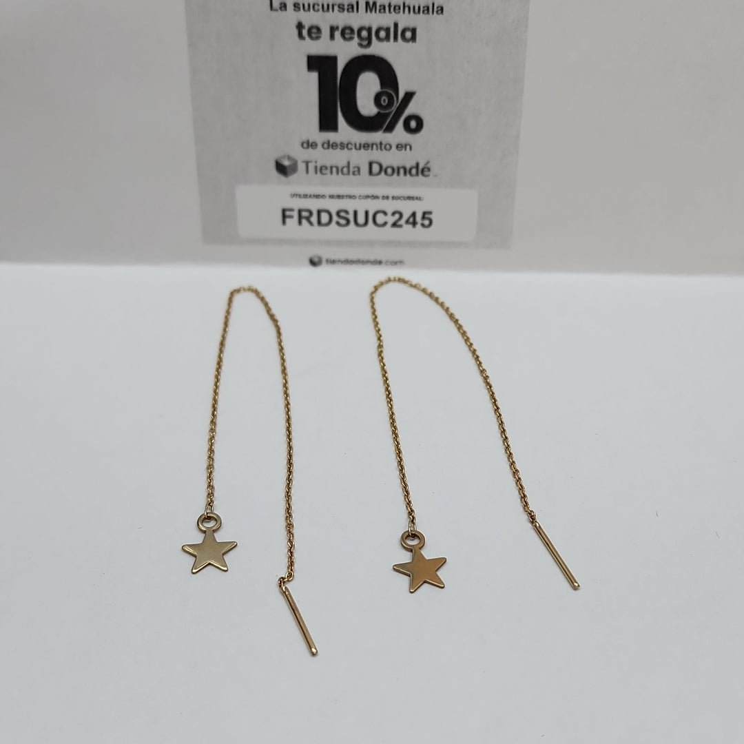 VIOLADORES PAR ORO 10 K 1,20 GRMS (SEMINUEVO)