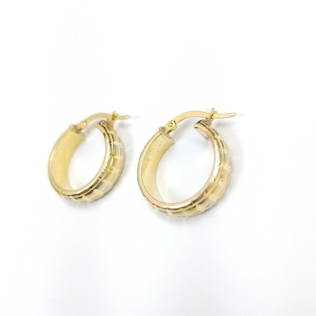 ARRACADAS PAR ORO 14 K 2.8 GRMS (SEMINUEVO)