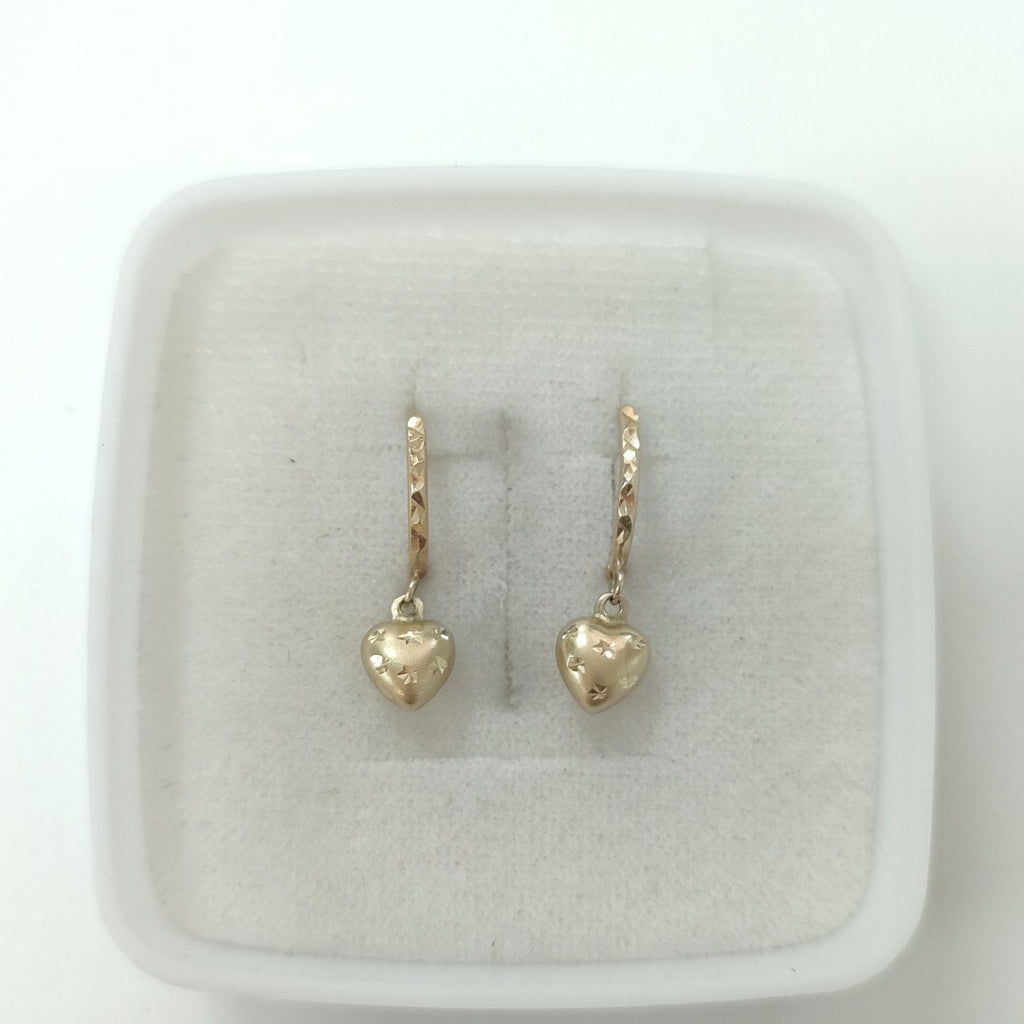 ARRACADAS PAR ORO 14 K 1.1 GRMS (SEMINUEVO)