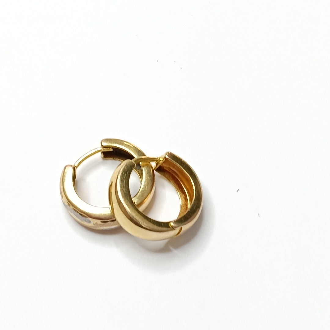 ARRACADAS PAR ORO 14 K 2 GRMS (SEMINUEVO)