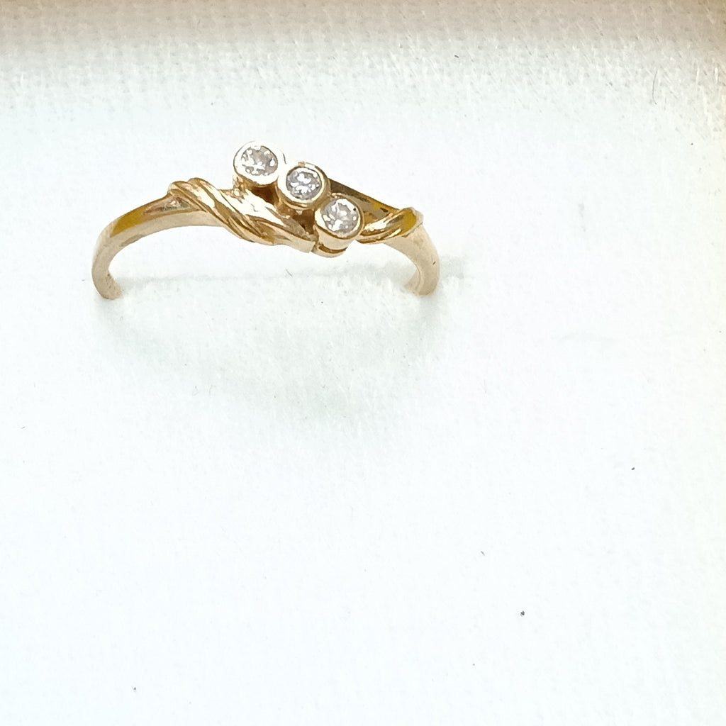 ANILLO ORO 10 K 1,80 GRMS (SEMINUEVO)