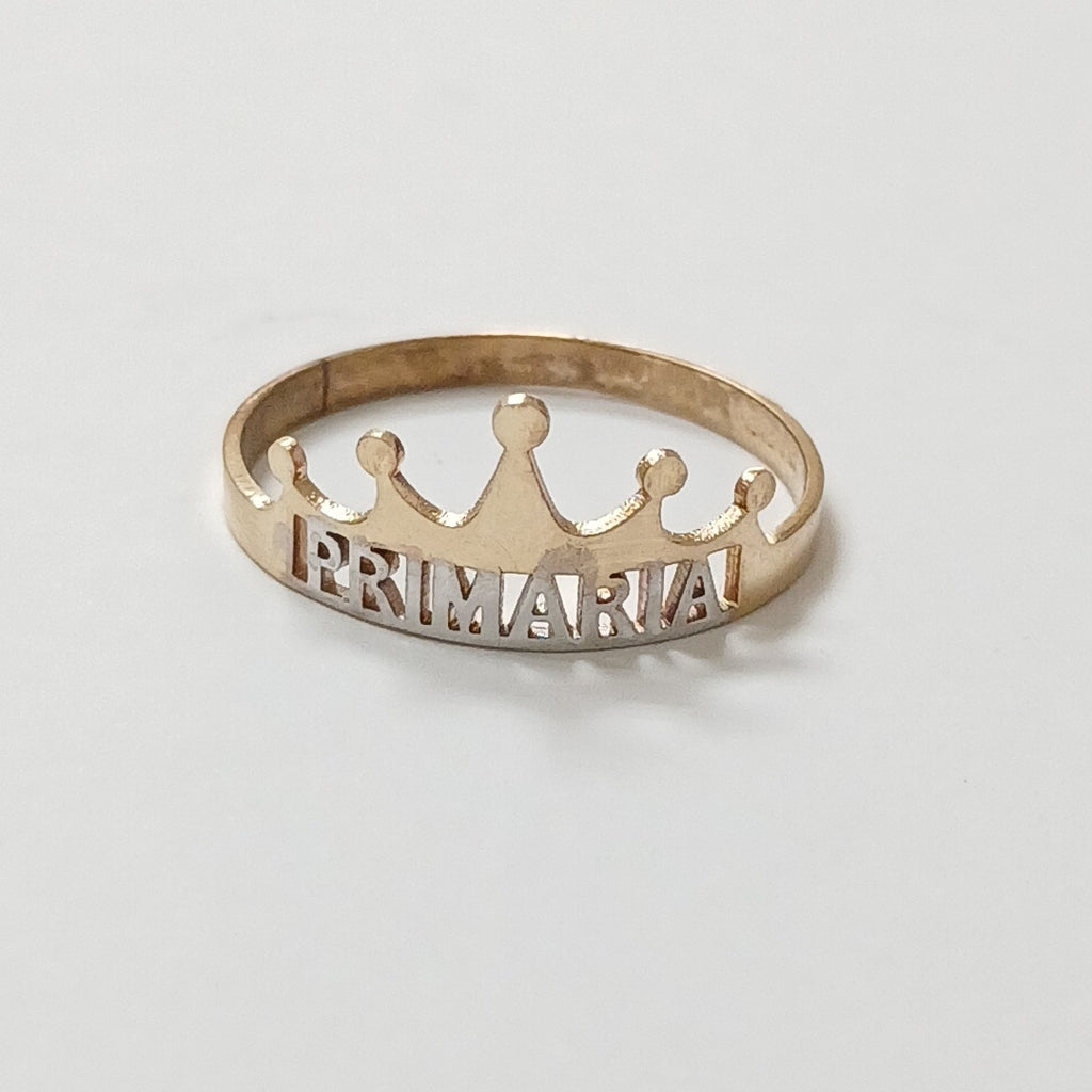 ANILLO DE GRADUACIÓN ORO 10 K 0.8 GRMS (SEMINUEVO)