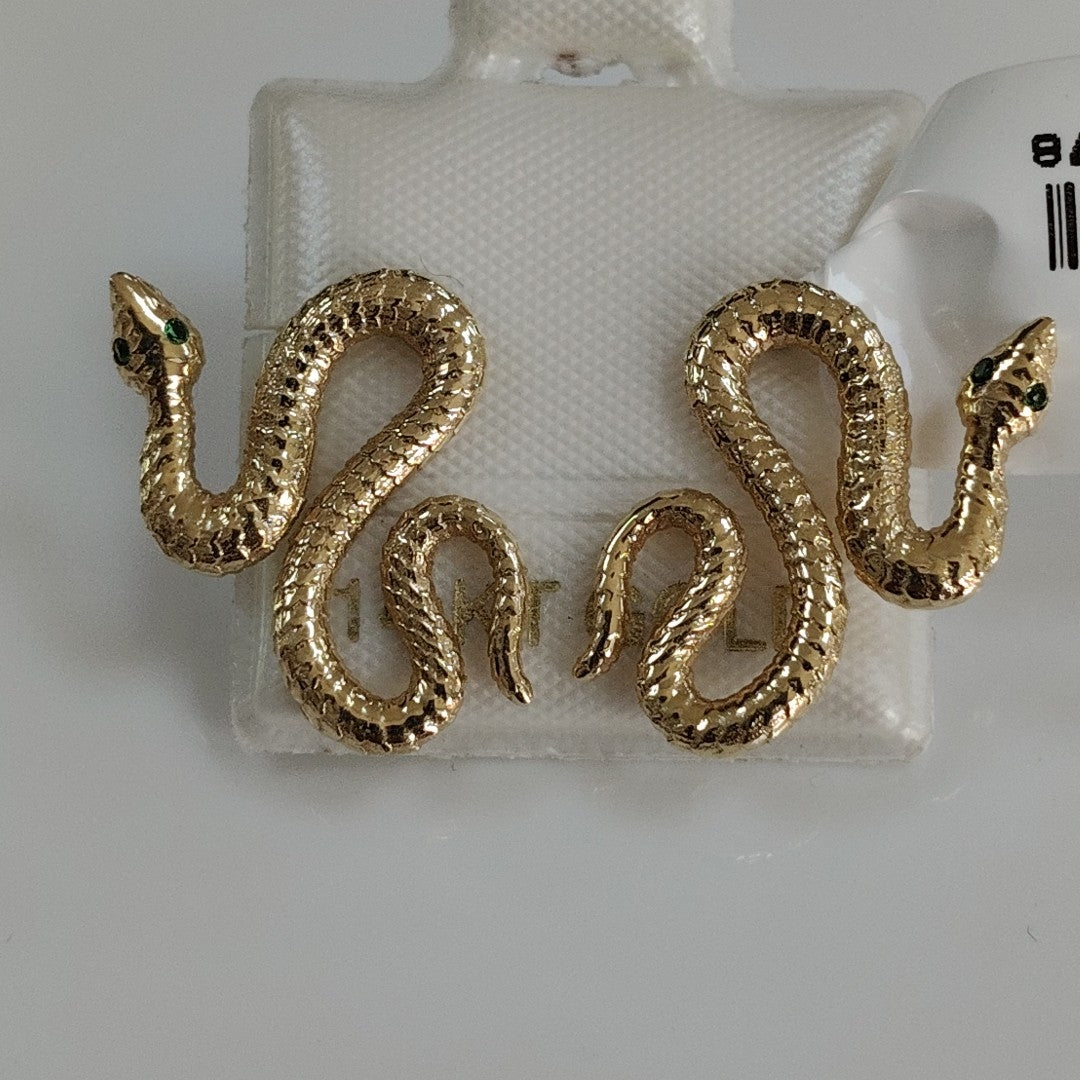 BROQUELES ORO 14K 2.5 (NUEVO)