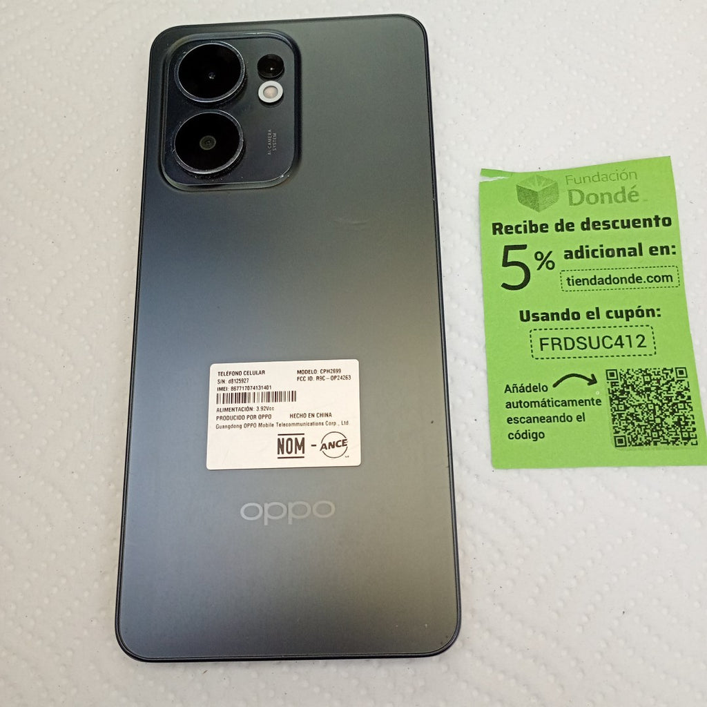 CELULAR OPPO  RENO 13F 5G CPH2699 (2025) 256 GB 12 GB RAM (SEMINUEVO)