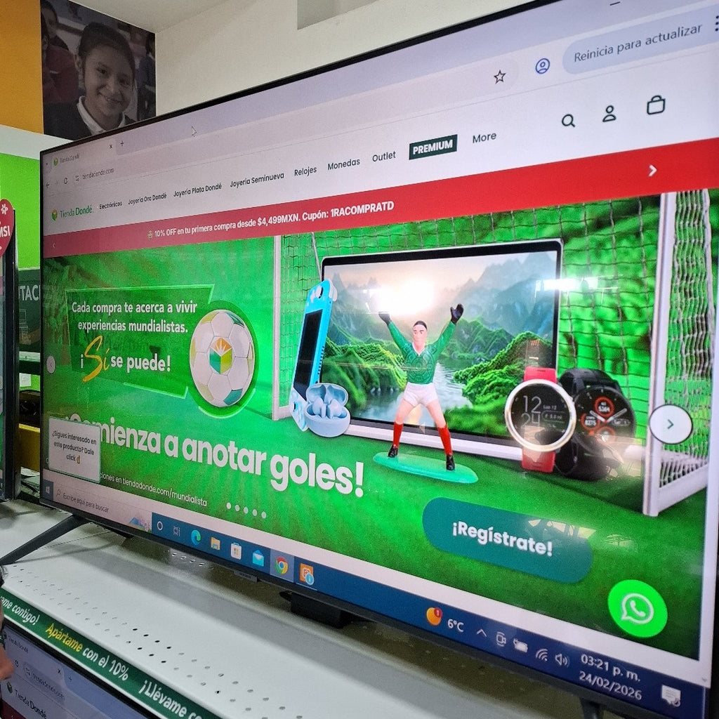 PANTALLA SAMSUNG UN50TU6900F (2020) 50" LED 4K (SEMINUEVO)