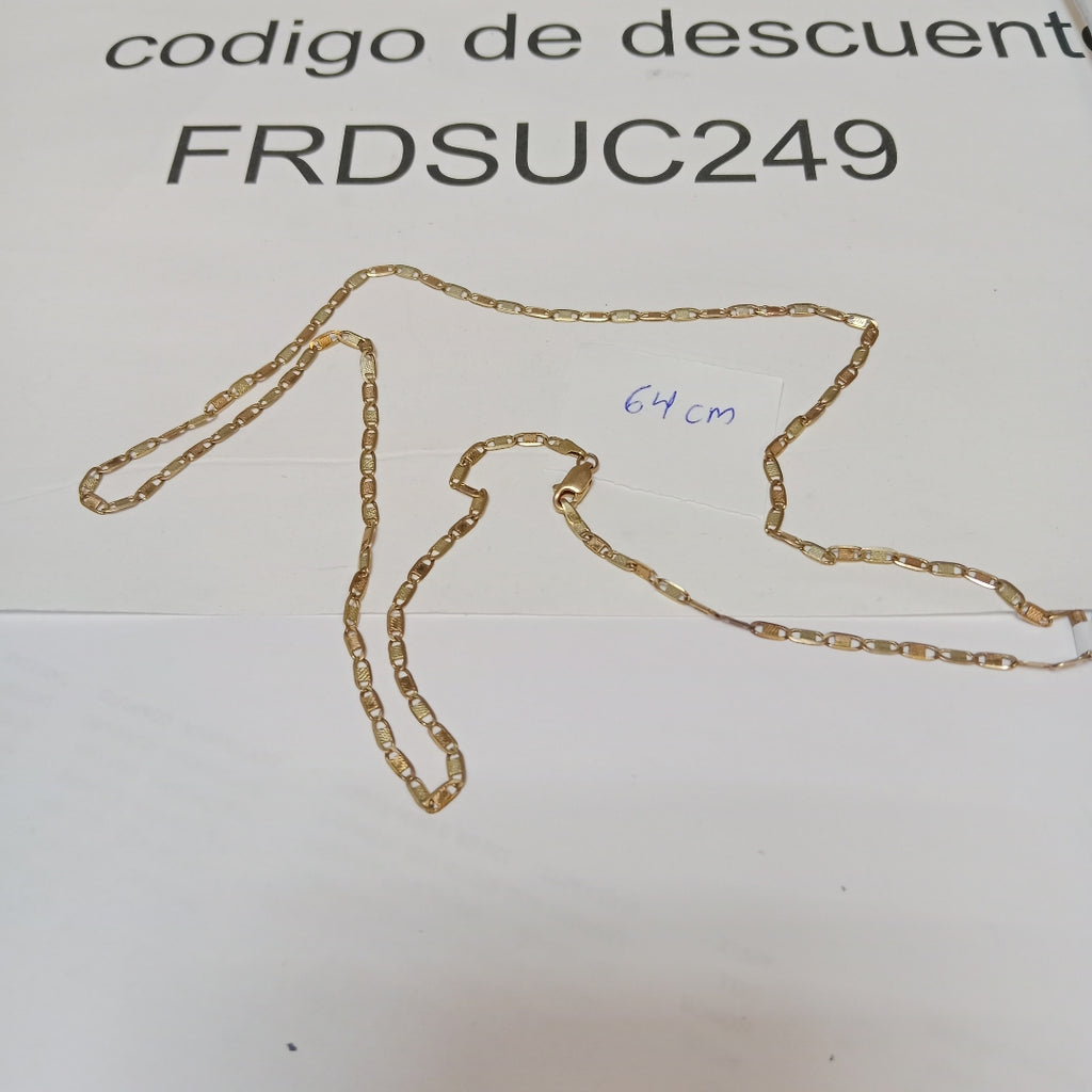 CADENA ORO 10 K 6.4 GRMS (SEMINUEVO)
